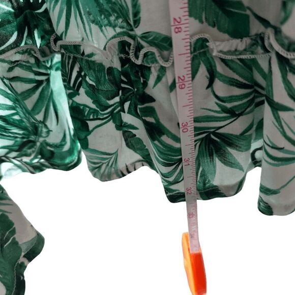 Brand New Solitare Swim Floral Palm Leaf Beach Cover Up Cold Shoulder Dress Wome - Picture 5 of 9